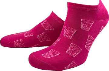 SNEAKER-SOCKEN "coole Pälzer Socke" (pink/rosa) - Pfälzer Freiheit