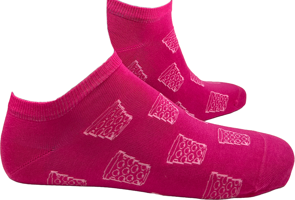 SNEAKER-SOCKEN "coole Pälzer Socke" (pink/rosa) - Pfälzer Freiheit