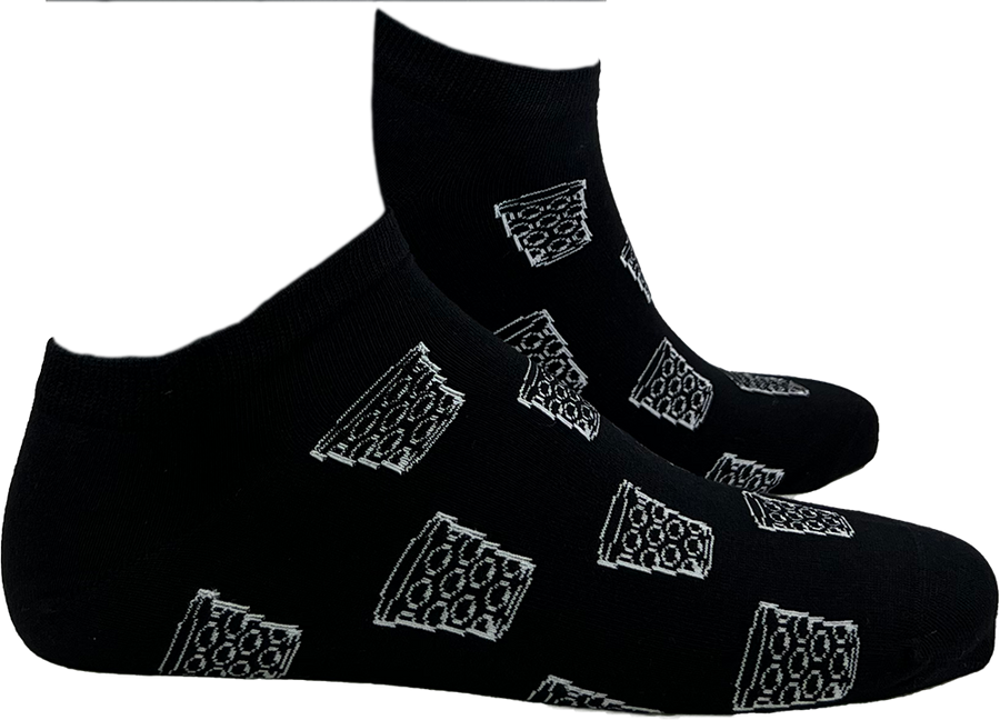 SNEAKER-SOCKEN "coole Pälzer Socke" (schwarz/weiß) - Pfälzer Freiheit