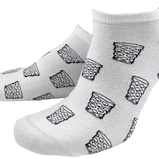 SNEAKER-SOCKEN "coole Pälzer Socke" (weiß/blau) - Pfälzer Freiheit