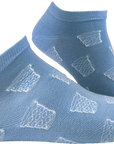 SNEAKER-SOCKEN "coole Pälzer Socke" (hellblau/weiß) - Pfälzer Freiheit