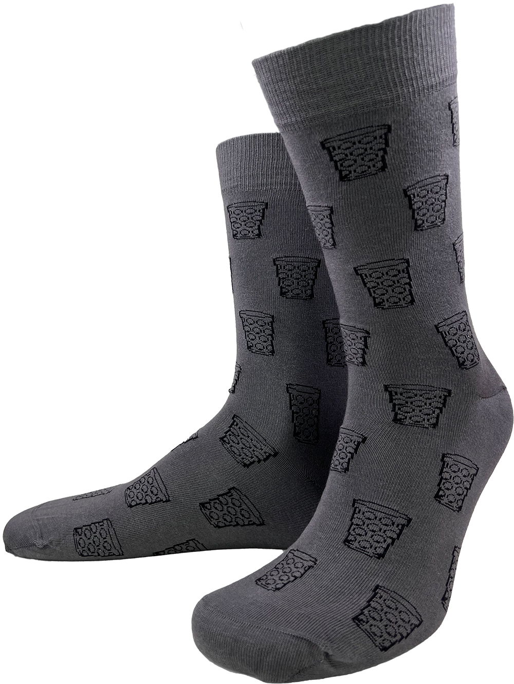SOCKEN "coole Pälzer Socke" (anthrazit/schwarz) - Pfälzer Freiheit