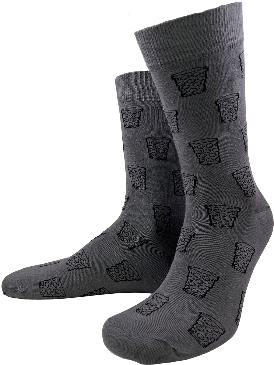 SOCKEN "coole Pälzer Socke" (anthrazit/schwarz) - Pfälzer Freiheit