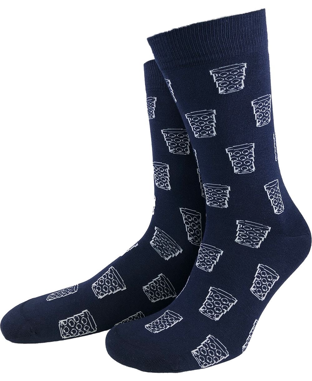 Socken "coole Pälzer Socke" (blau) - Pfälzer Freiheit