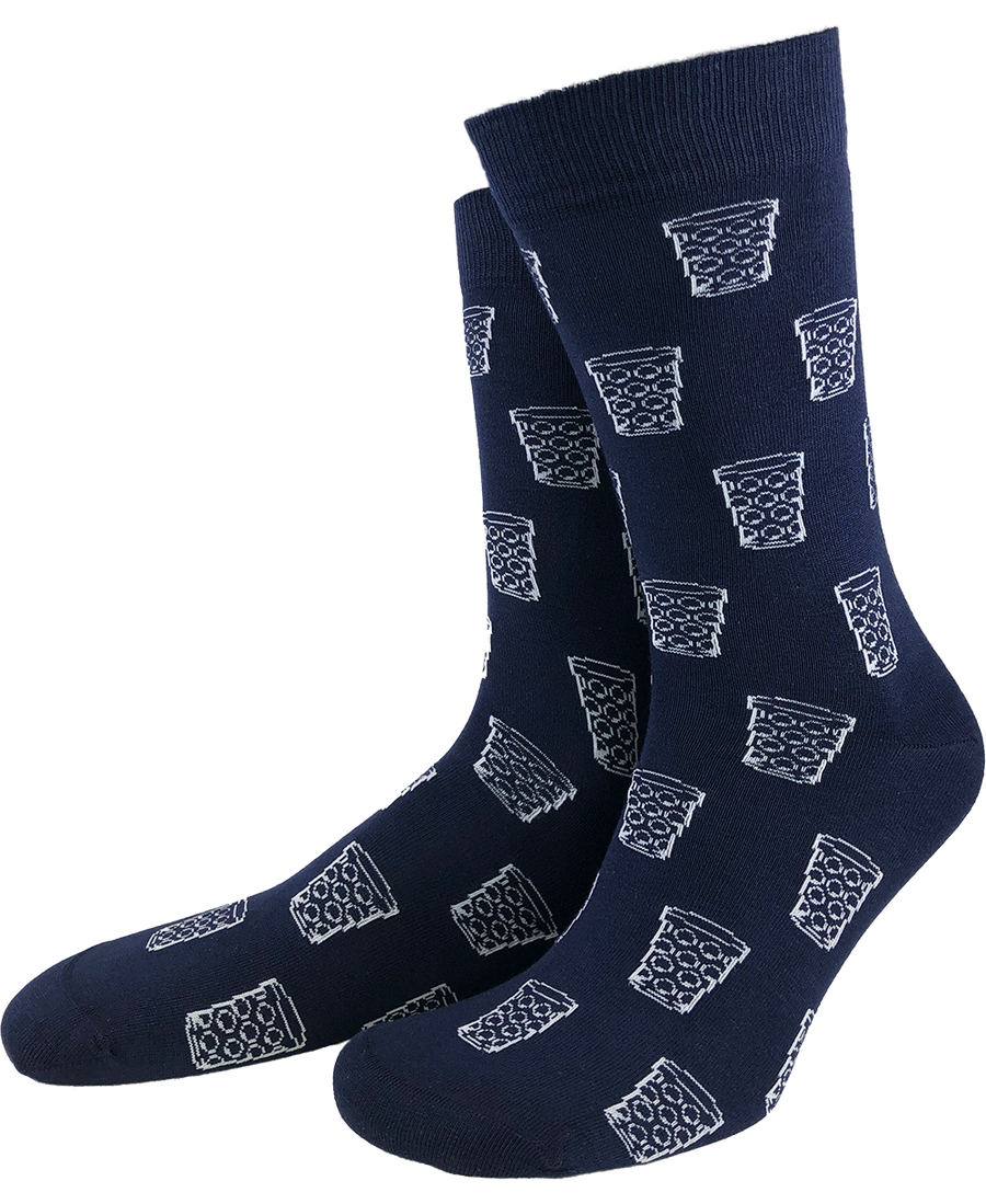 Socken "coole Pälzer Socke" (blau) - Pfälzer Freiheit
