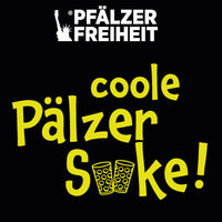 SNEAKER-SOCKEN "coole Pälzer Socke" (weiß/blau) - Pfälzer Freiheit