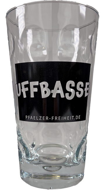 DUBBEGLAS-SET (6 Stk.) "Uffbasse" - Pfälzer Freiheit