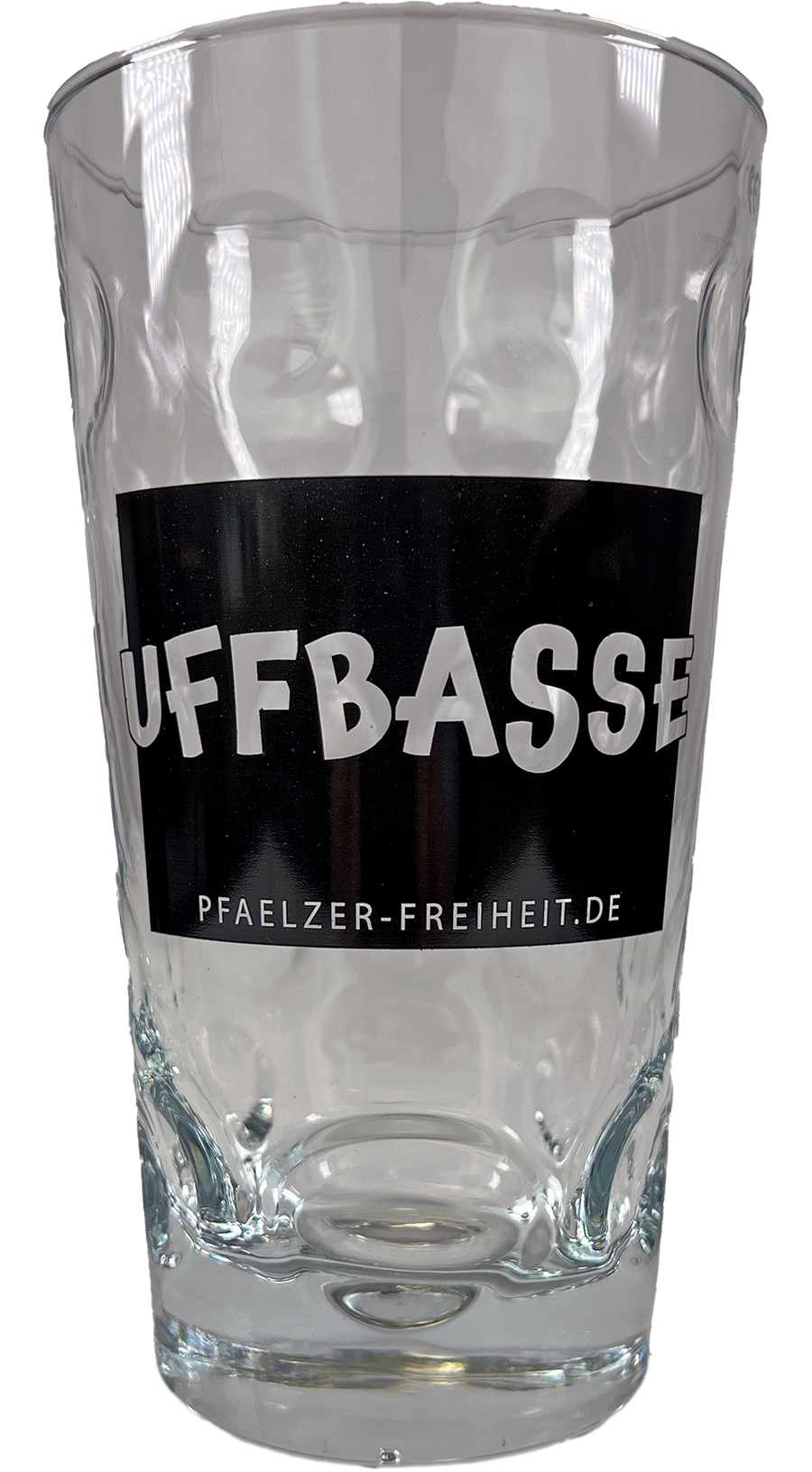 DUBBEGLAS-SET (6 Stk.) "Uffbasse" - Pfälzer Freiheit