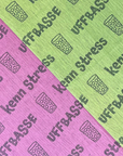 GESCHIRRTUCH "Uffbasse/kenn stress" (flieder) - Pfälzer Freiheit