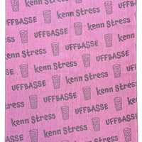 GESCHIRRTUCH "Uffbasse/kenn stress" (flieder) - Pfälzer Freiheit