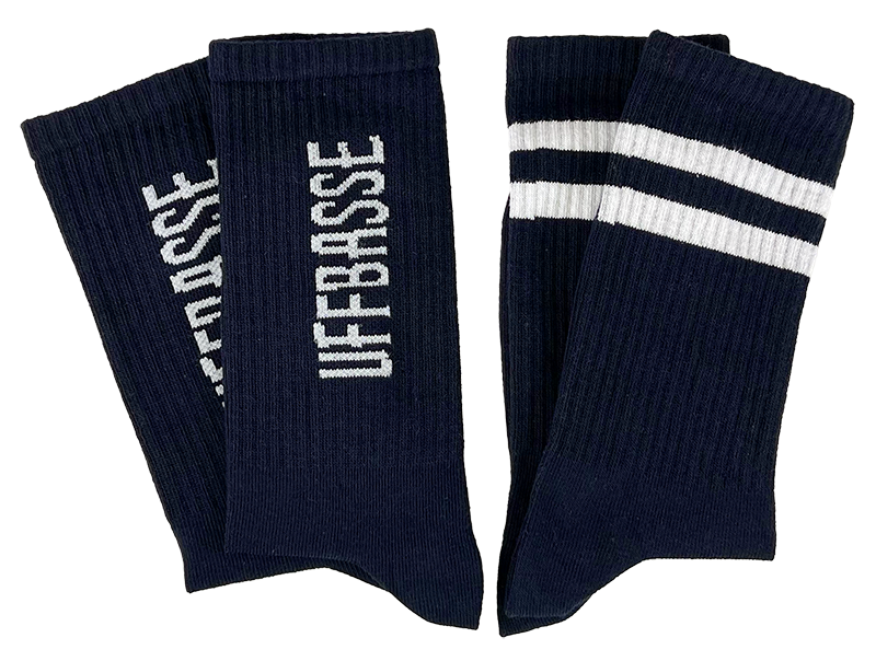 SOCKEN "coole Pälzer Socke" UFFBASSE (marine/weiß) - Pfälzer Freiheit